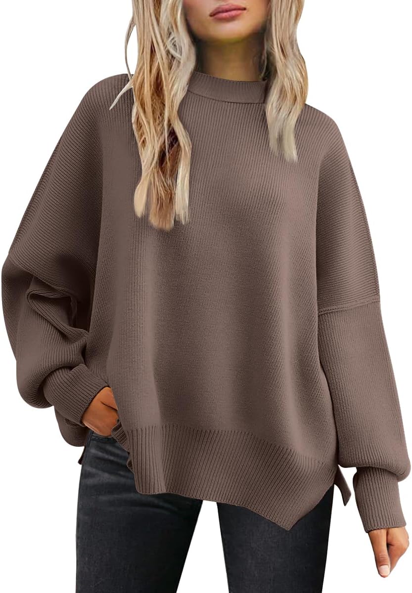 A fine-gauge knit in a muted, saturated color